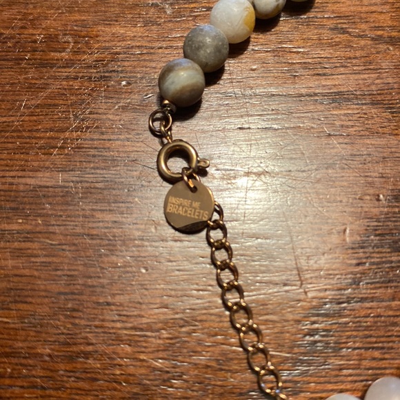 Inspire me bracelet” always my grandmother forever my friend “sunstone beads - Picture 5 of 13